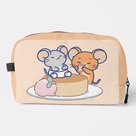 Anime Tuffy und Jerry Cheesecake Waschbeutel (Vorderseite)