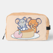 Anime Tuffy und Jerry Cheesecake Waschbeutel (Rückseite)