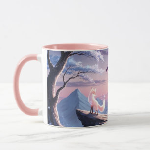 Anime Twilight Spirit Fox Fantasy Tasse