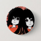 Anime Twins Button (Vorderseite)