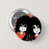 Anime Twins Button (Vorne & Hinten)