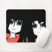 Anime Twins Mousepad (Mit Mouse)