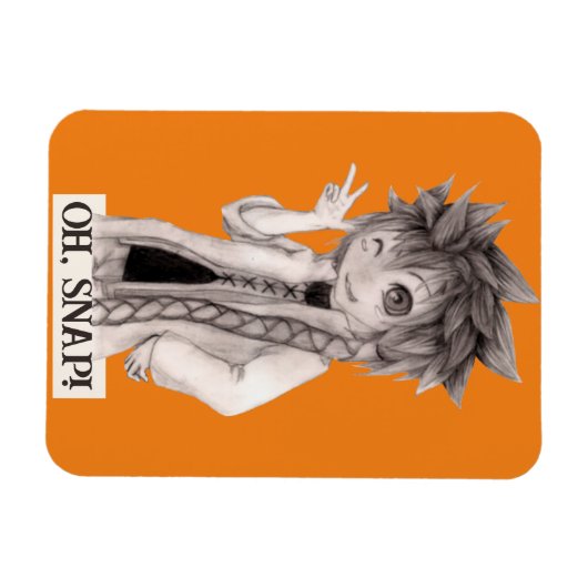 Anime Typ O SNAP, Original Zeichnend Magnet (Horizontal)