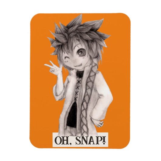 Anime Typ O SNAP, Original Zeichnend Magnet (Vertikal)
