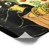 Anime UFO Cat Tacos Japanese Magic Poster (Ecke)