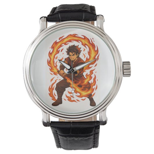 Anime-Uhr Armbanduhr (Vorderseite)