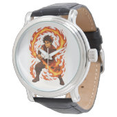 Anime-Uhr Armbanduhr (Schrägansicht)