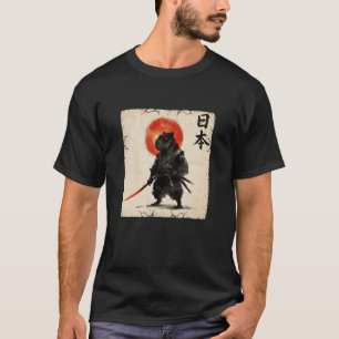 Anime Ukiyo-e Japanischer Vintage Krieger Samurai T-Shirt