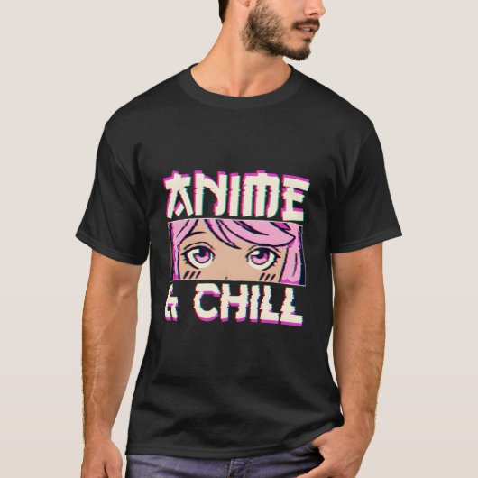 Anime und Chill T-Shirt (Vorderseite)