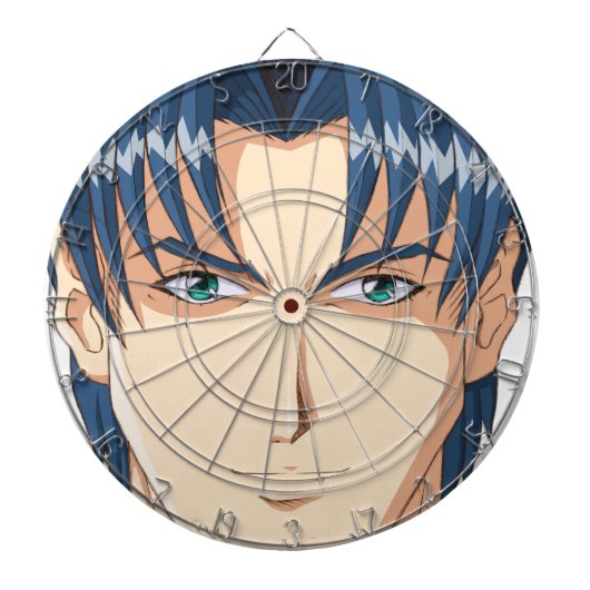 Anime und Manga Faces Dartscheibe (vorne)