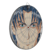 Anime und Manga Faces Dartscheibe (Vorderseite Links)