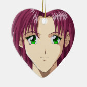 Anime und Manga stellt gegenüber Keramikornament (Rechts)