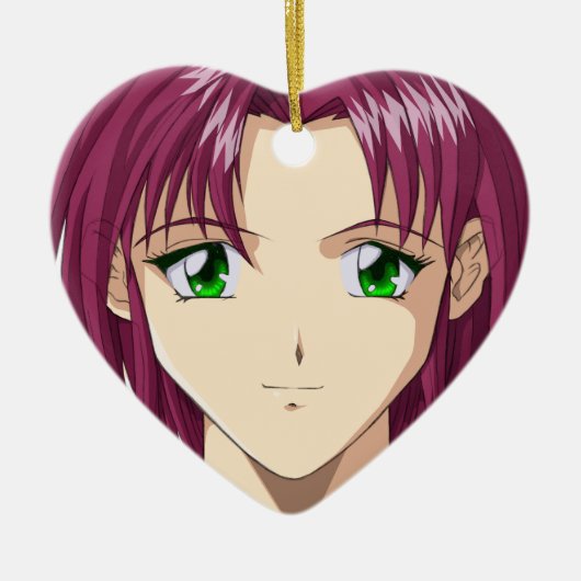 Anime und Manga stellt gegenüber Keramikornament (Vorne)