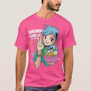 Anime- und Skizzierungsdesign Anime Ramen Sketch T-Shirt
