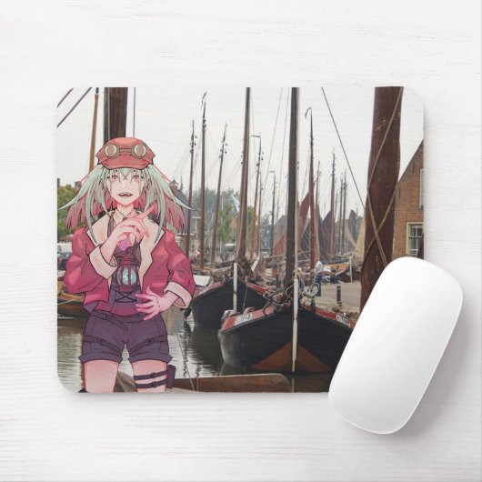 Anime, V Tuber, VTuber, Harbor Mousepad (Mit Mouse)