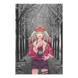 Anime, V Tuber, VTuber Road Fotodruck