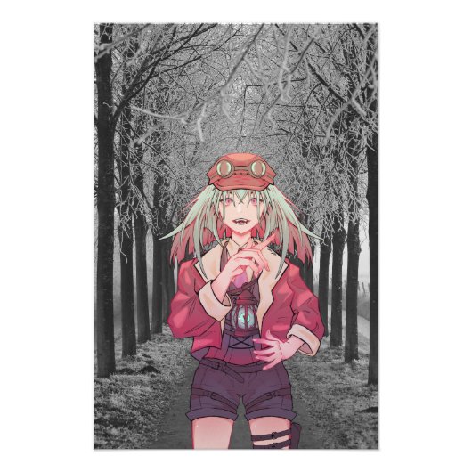 Anime, V Tuber, VTuber Road Fotodruck (Vorne)