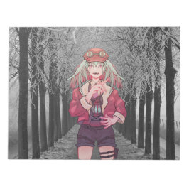 Anime, V Tuber, VTuber winter Notizblock