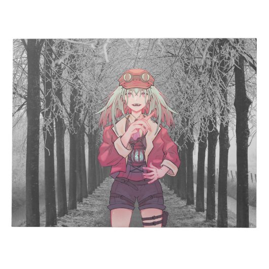 Anime, V Tuber, VTuber winter Notizblock (Vorderseite)