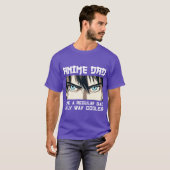 Anime-Vater-Junge T-Shirt (Vorne ganz)