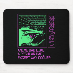 Anime-Vater wie ein normaler Vater Manga Vatertag Mousepad