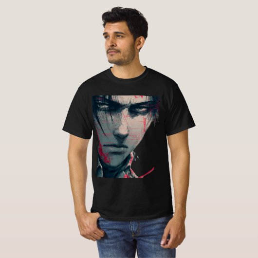 Anime Vibes Unleashed – Streetwear Edition T-Shirt (Vorne ganz)