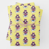 Anime Video Gamer Girl Wrapping Paper Sheet Geschenkpapier Set (Beispiel)