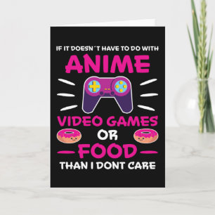 Anime Video Games Food Manga Japan Fun Kawaii Gesc Karte