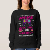 Anime Video Games Food Manga Japan Fun Kawaii Gesc Sweatshirt (Vorderseite)
