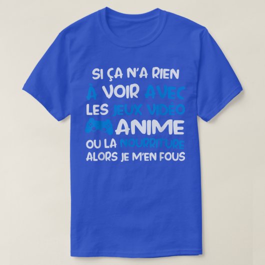 Anime-Videospiele  T-Shirt (Design vorne)
