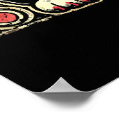 Anime Vintag Maneki Neko Lucky Cat, Erfolgsgeld Poster (Ecke)