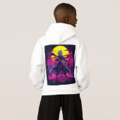 Anime Violet - Bold & Dreamy Ästhetik Hoodie (Schwarz voll)