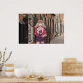 anime, VTuber, V Tuber Dutch town Poster (Küche)