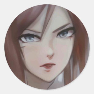 Anime Waifu Aufkleber