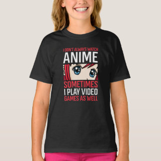 Anime Waifu Girl Eyes Video Games Gamer Gaming Quo T-Shirt