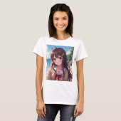 Anime waifu T-Shirt (Vorne ganz)