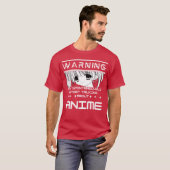 Anime WARNUNG Junge T-Shirt (Vorne ganz)