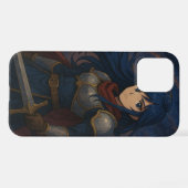Anime Warrior Girl – Epic Fantasy Phone Case iPhone Hülle (Rückseite (Horizontal))