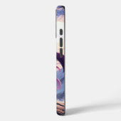 Anime Warrior Girl | Fantasy Spirit Fox Phone Case (Rückseite / Links)