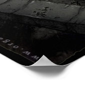 Anime Warrior Girl Poster (Ecke)