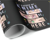 Anime watching Girl Japanese Anime Lover Geschenkpapier (Rolleneckpunkt)