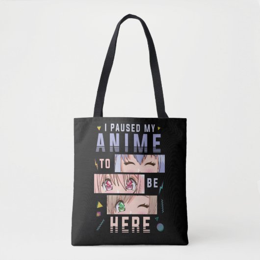 Anime watching Girl Japanese Anime Lover Tasche (Vorderseite)