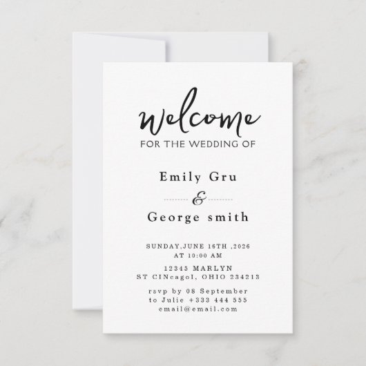 Anime Wedding Invitation Save The Date (Vorderseite)