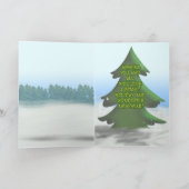 Anime Wee Deer Feiertagskarte (Innenseite)