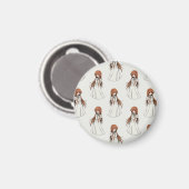 Anime Weeb Girl Manga-Muster Magnet (Vorderseite/Rückseite)