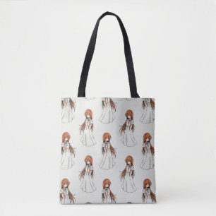 Anime Weeb Girl Manga-Muster Tasche