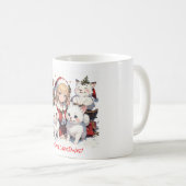 Anime Weihnachtstasse  Kaffeetasse (VorderseiteRechts)