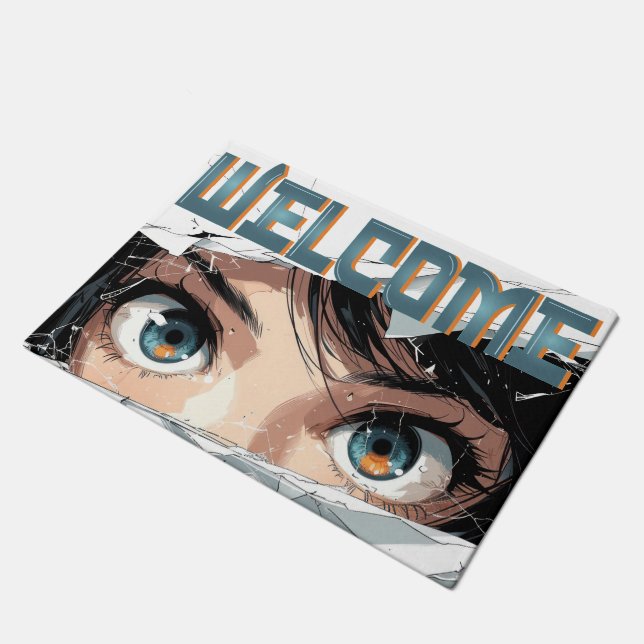 anime welcome door mat fußmatte (Schrägansicht)
