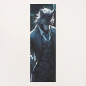 Anime Werewolf Gentleman Yogamatte (Rückseite)