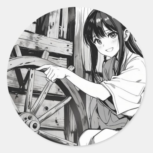 Anime Wheel Stickers (Vorderseite)